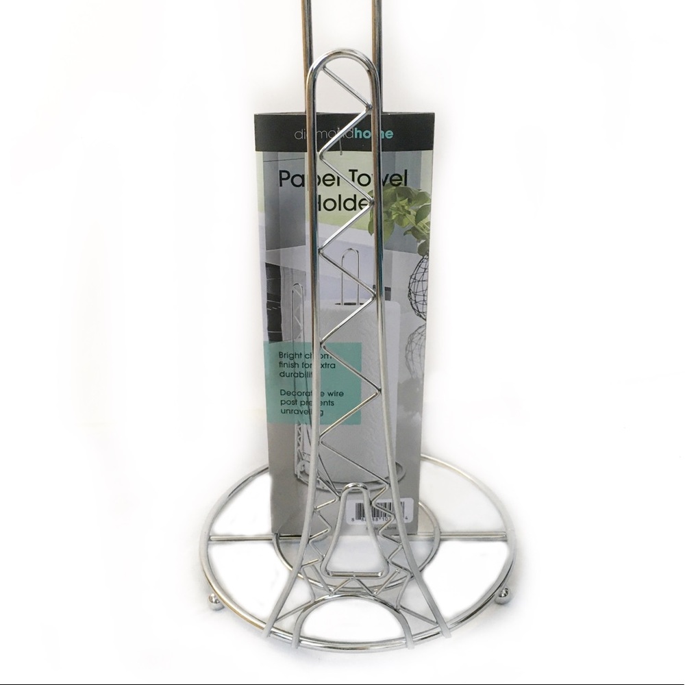 Eiffel Tower Chrome Paper Towel Holder 15” - Picture 7 of 8